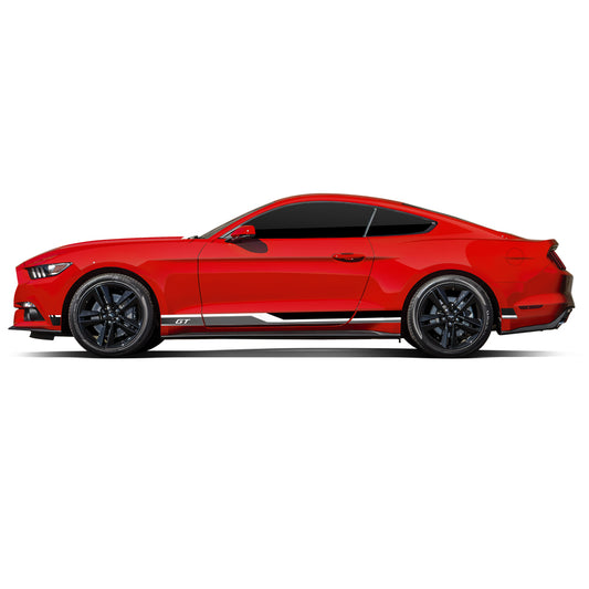 IDE PREMIUM GRAPHICS SERIES - GT Edition Side for Ford Mustang (Race Red)