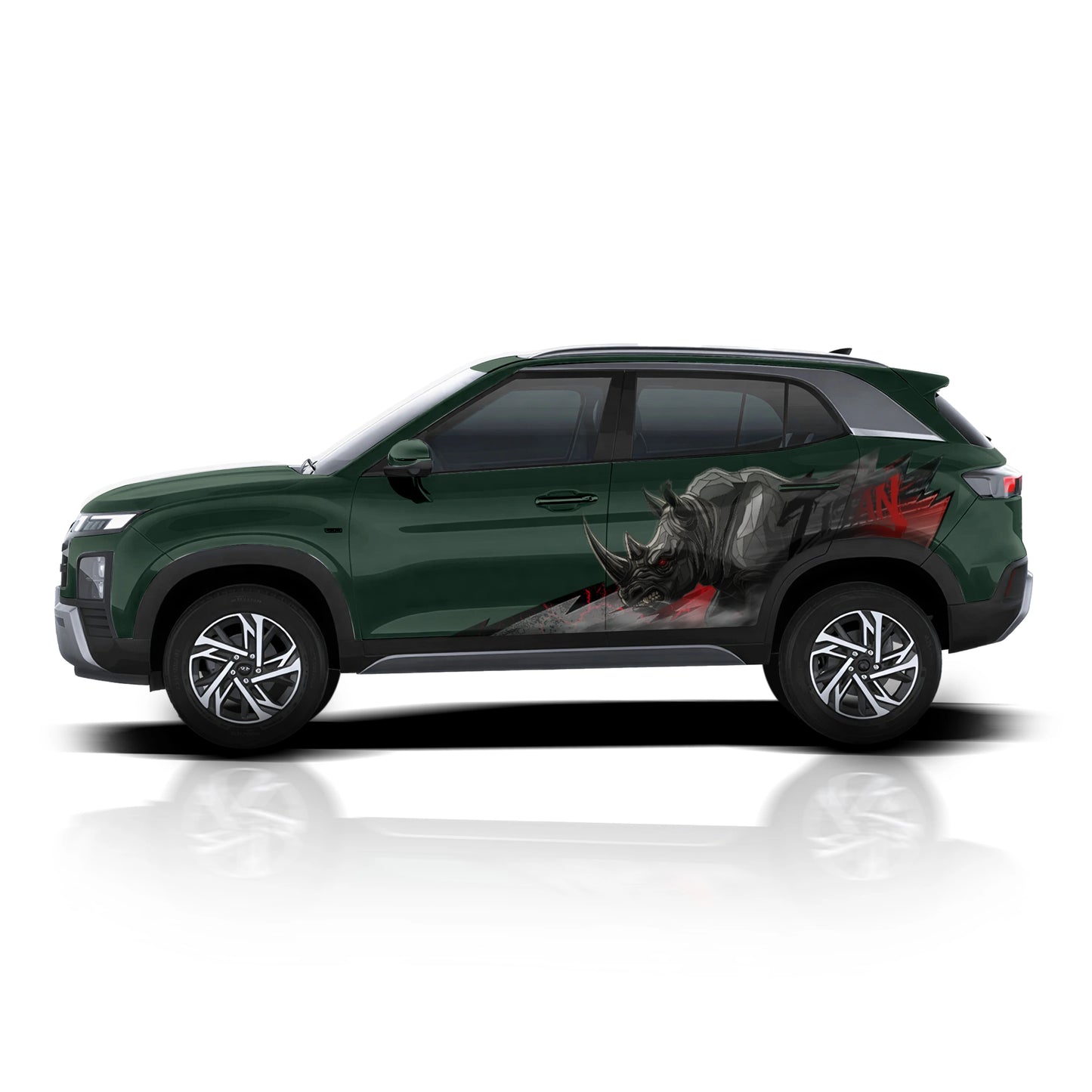 Rhino Edition Graphics for Hyundai Creta IDE Partial X Series