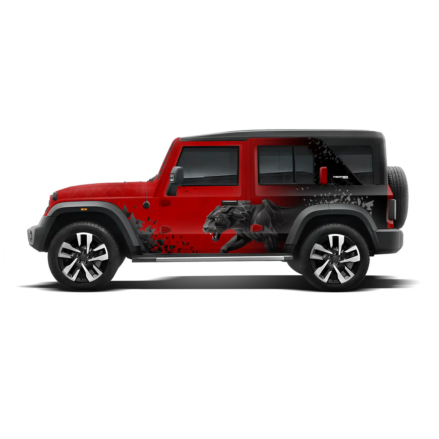 Panther Edition for the Mahindra thar roxx green by IDE Autoworks