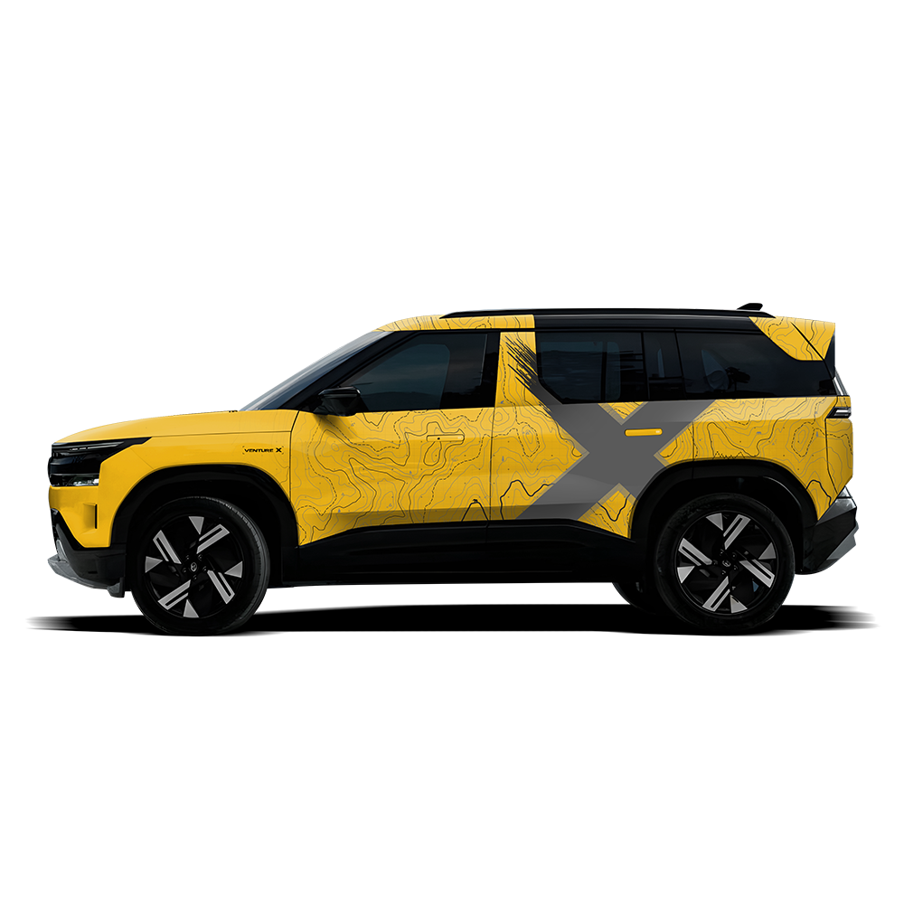 VentureX Edition Graphics for Tata Sierra IDE Graphics Series