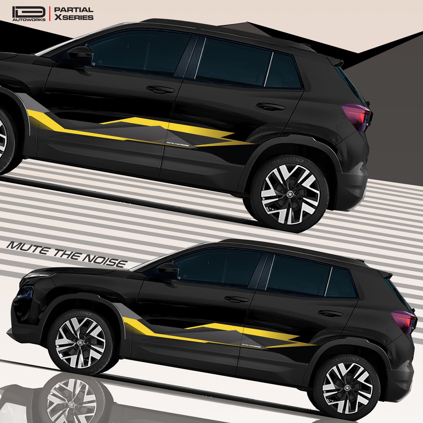 IDE Partial X Series – Mute The Noise Edition | Skoda Kylaq