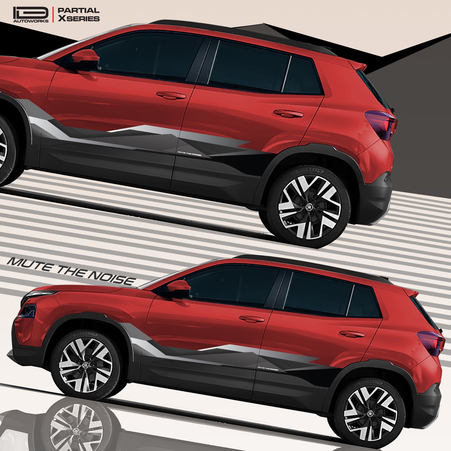 IDE Partial X Series – Mute The Noise Edition | Skoda Kylaq