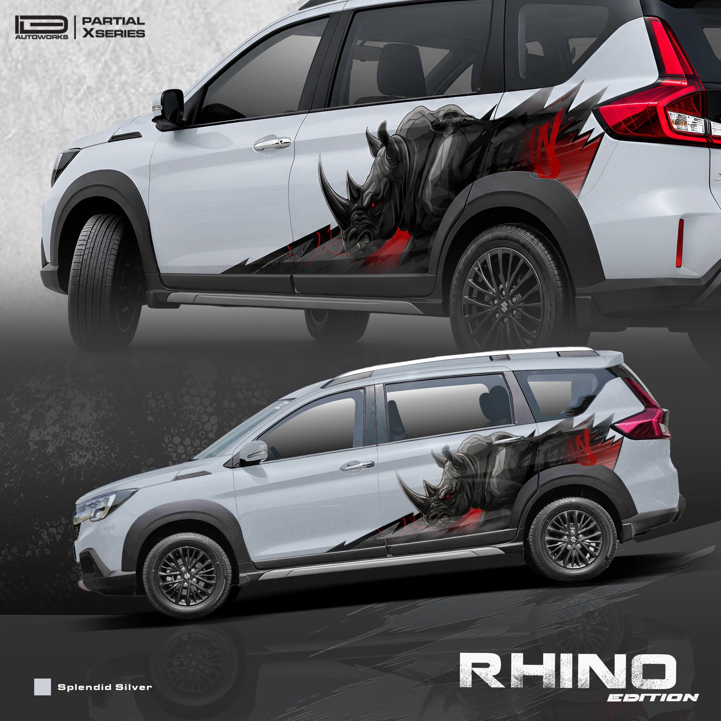 Rhino Edition Graphics for Maruti Suzuki XL6 IDE Partial X Series