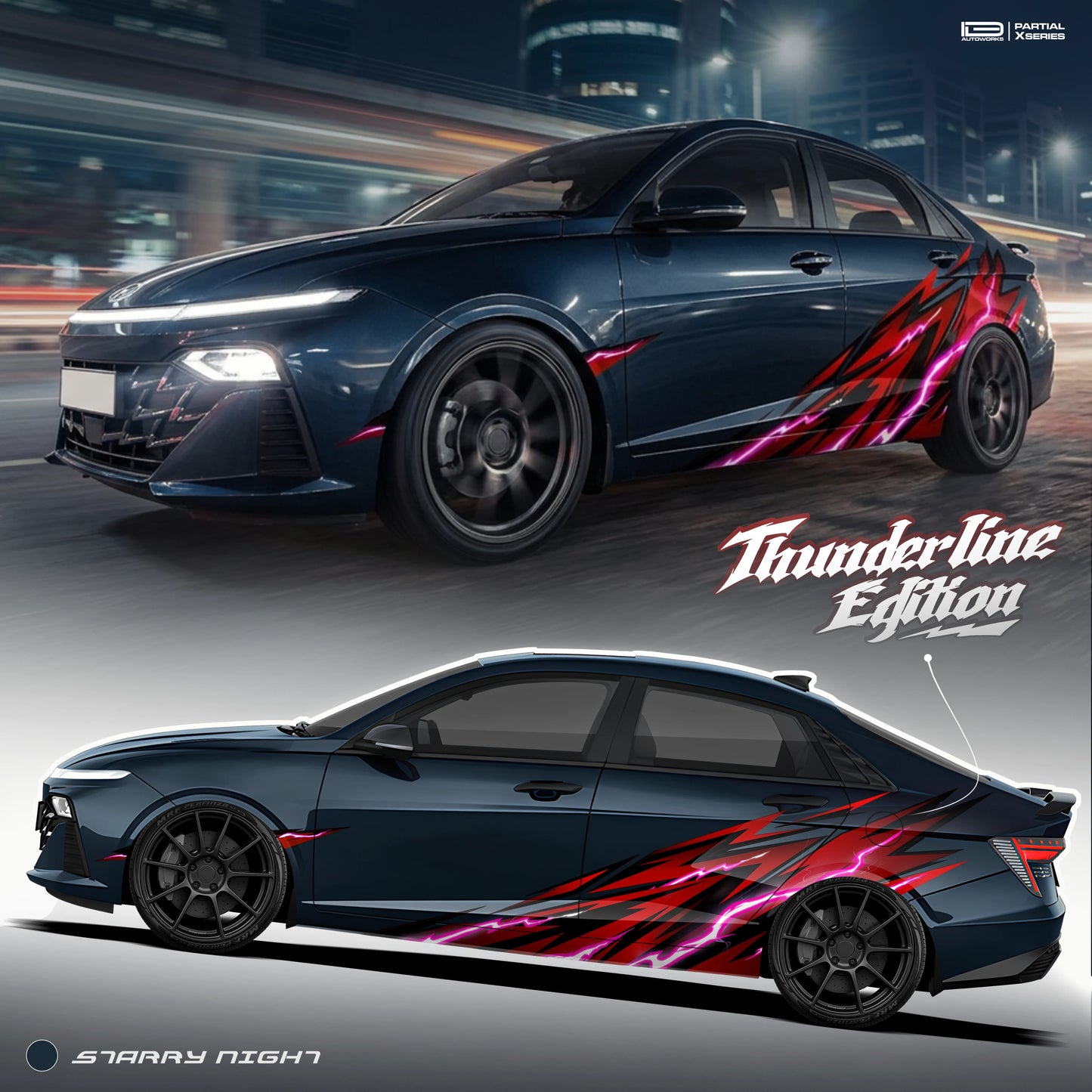 IDE Partial X Series – Thunderline Edition | Hyundai Verna