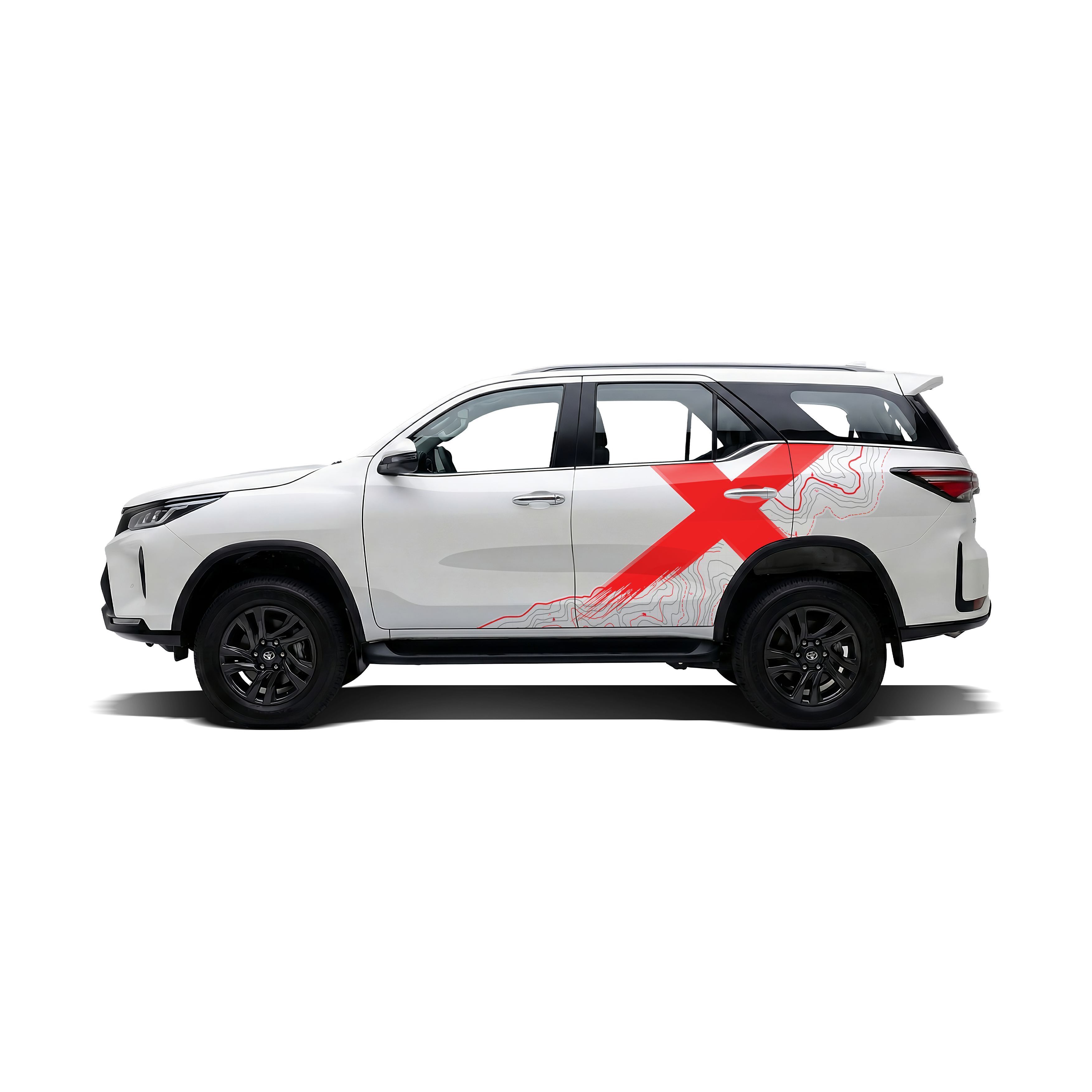 VentureX Edition Graphics for Toyota Fortuner | IDE Graphics