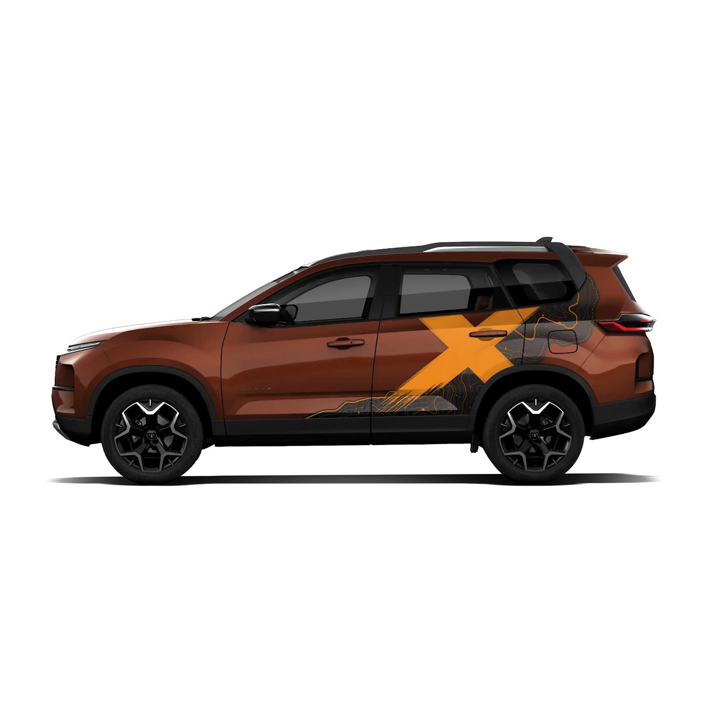 VentureX Edition Graphics for Tata Safari gold