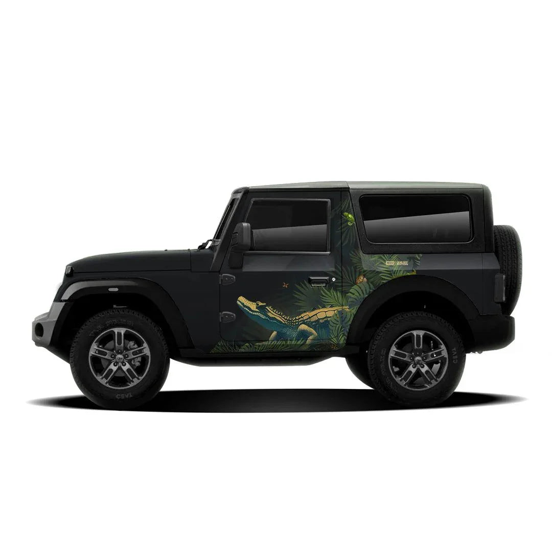 Safari Edition Graphics for Mahindra Thar black