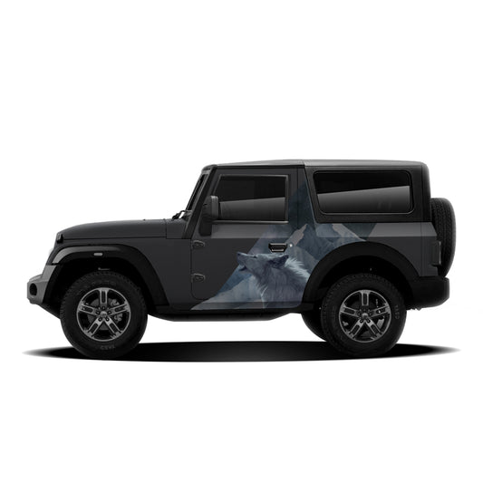 IDE PARTIAL X SERIES - Wolf Edition for Mahindra Thar (Stealth Black)