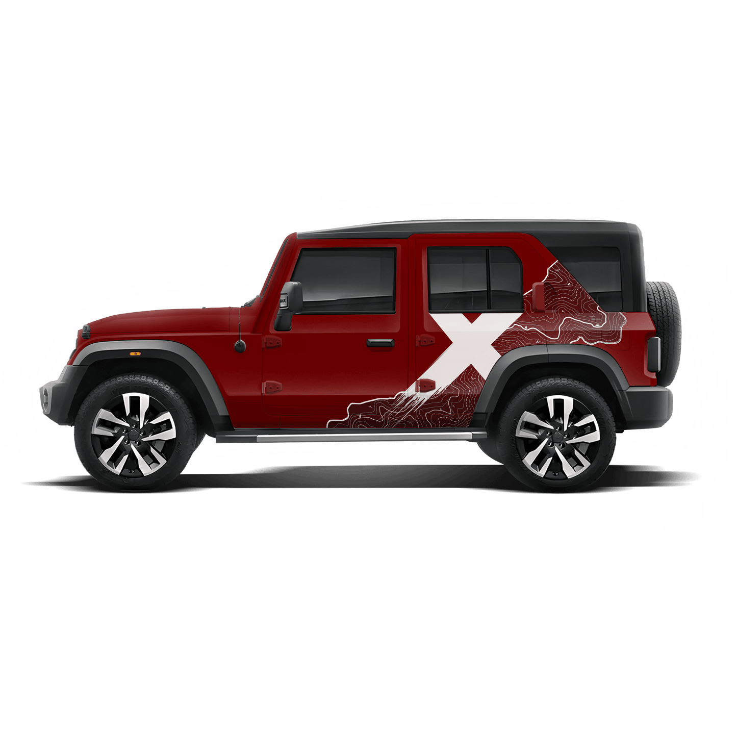VentureX Edition Graphics for Mahindra Thar Roxx