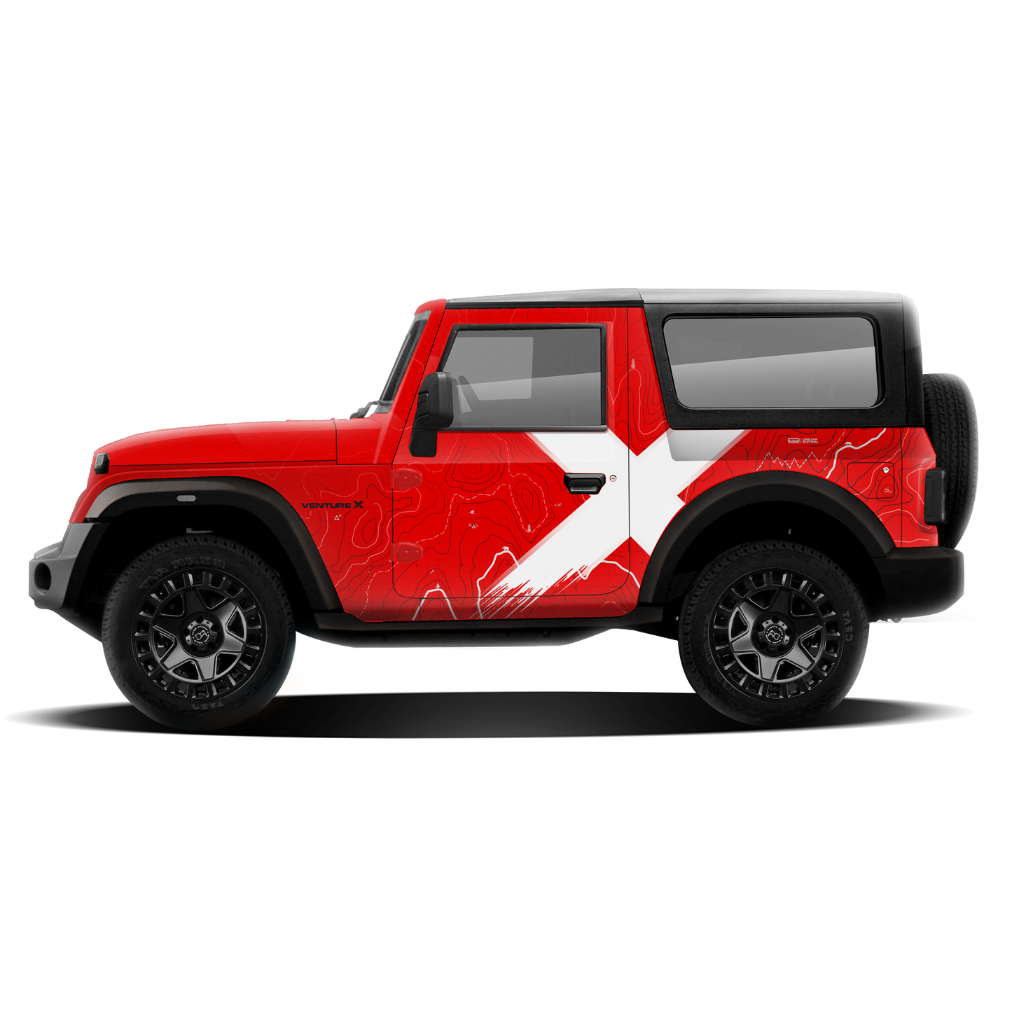 VentureX Edition Graphics for Mahindra Thar