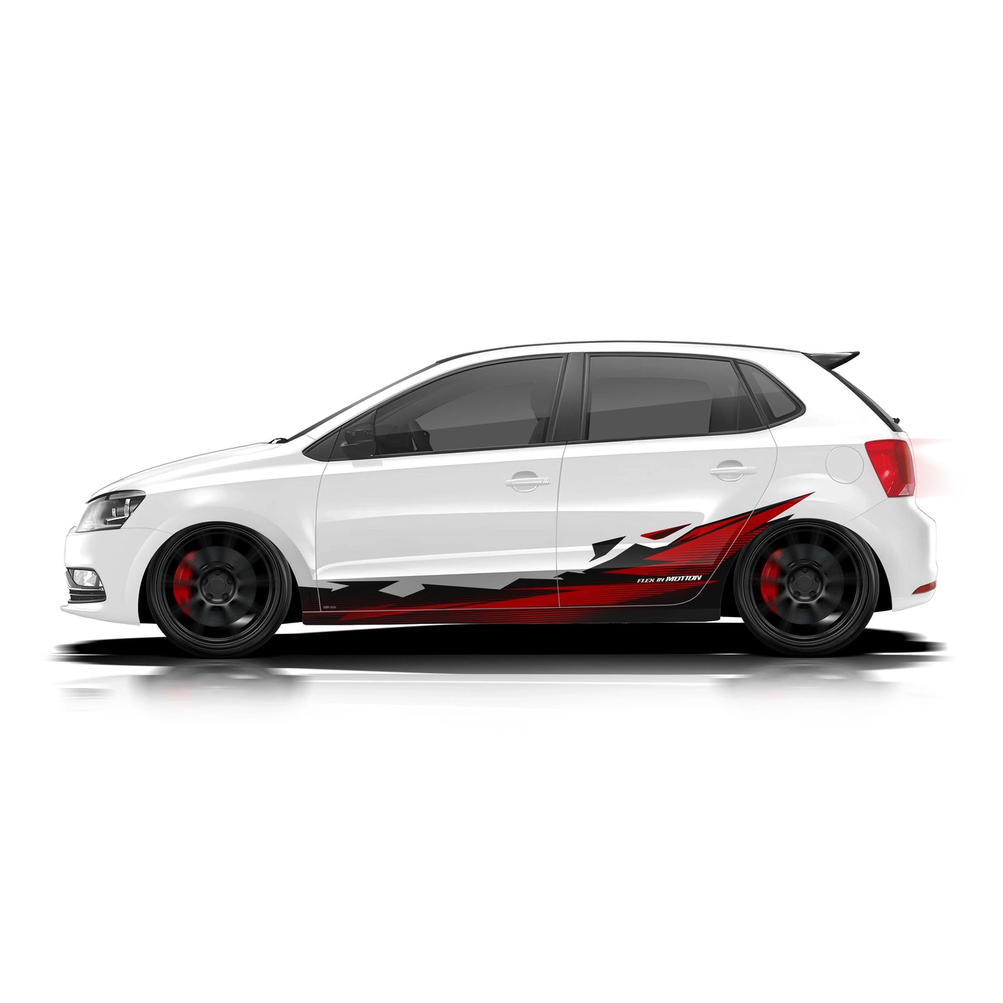 Flex in Motion Edition Graphics for VW Polo white