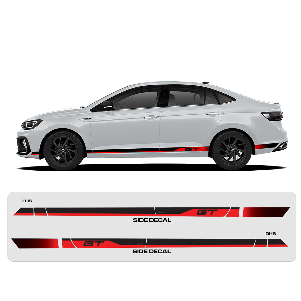 IDE Graphics Series - GT Edition for Volkswagen Virtus (Reflex Silver)