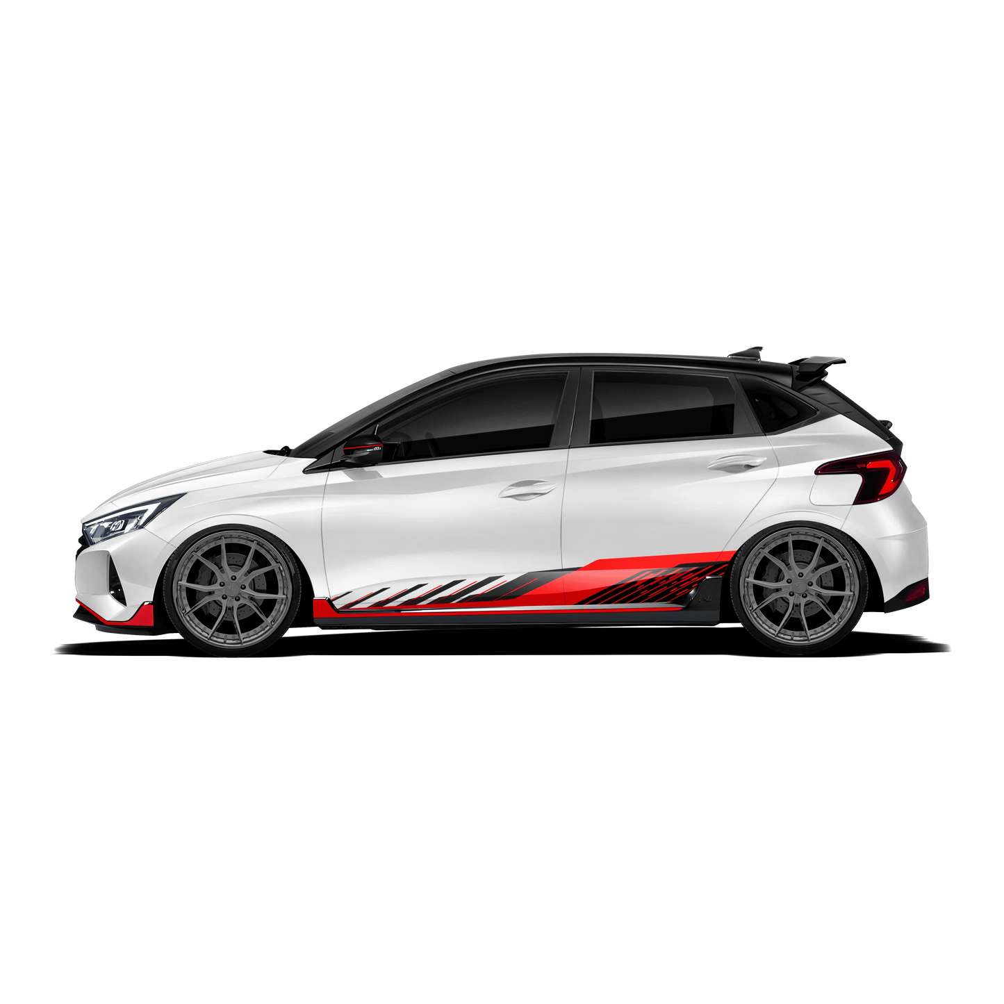 Aero Edition Graphics for Hyundai i20 white
