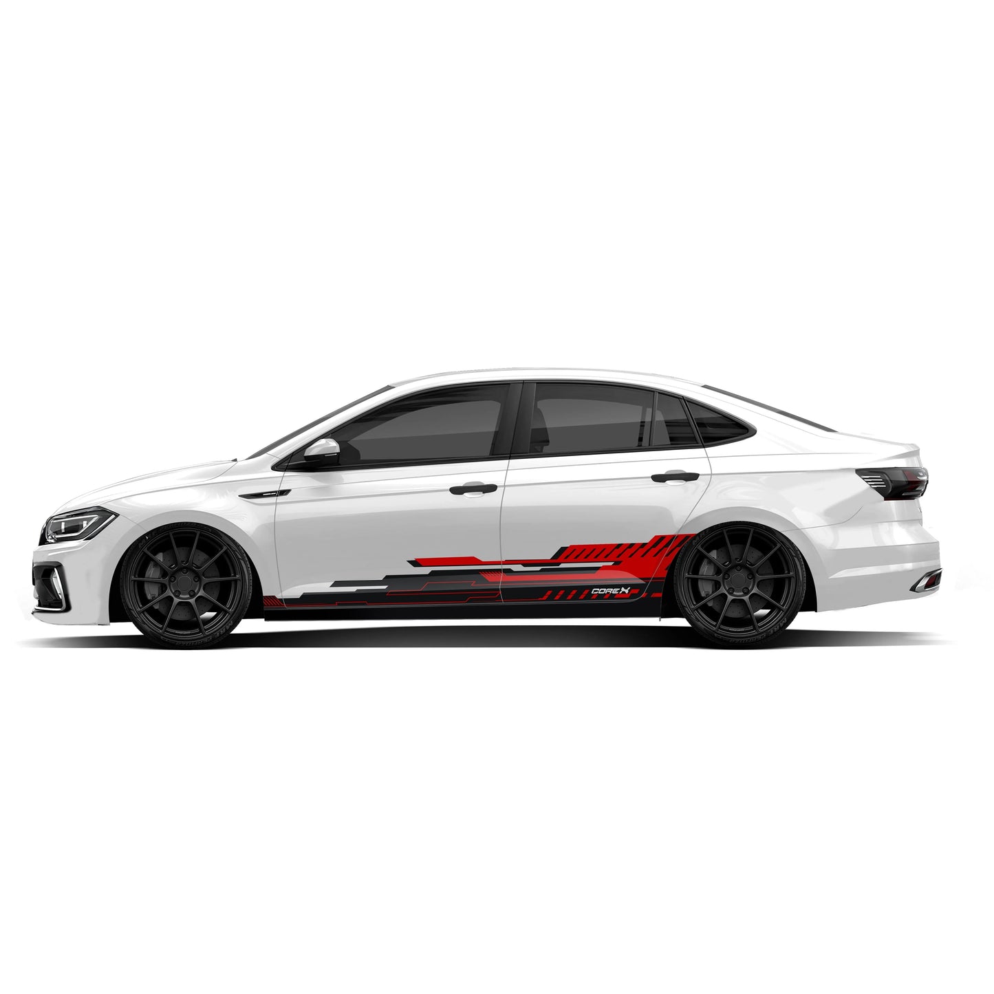 CoreX Edition Graphics for VW Virtus white