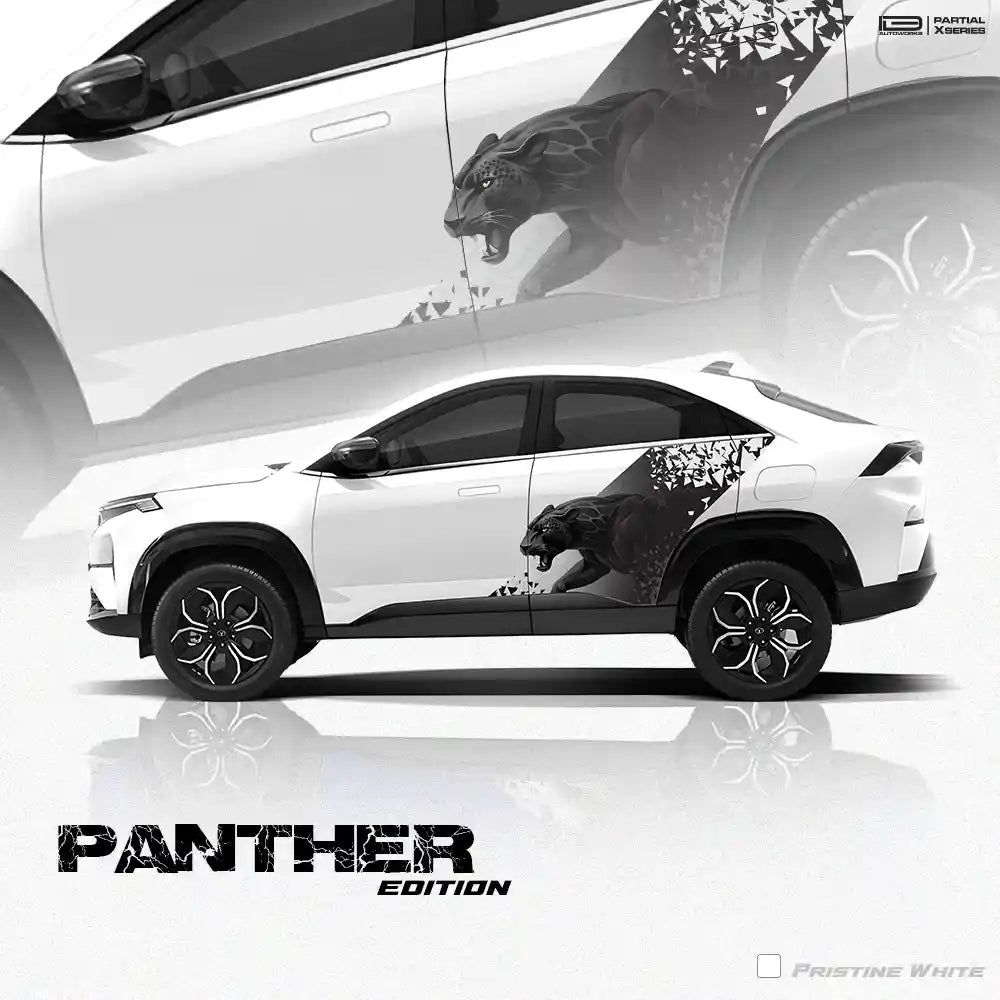 Panther Edition Graphics for Tata Curvv IDE Partial X Series