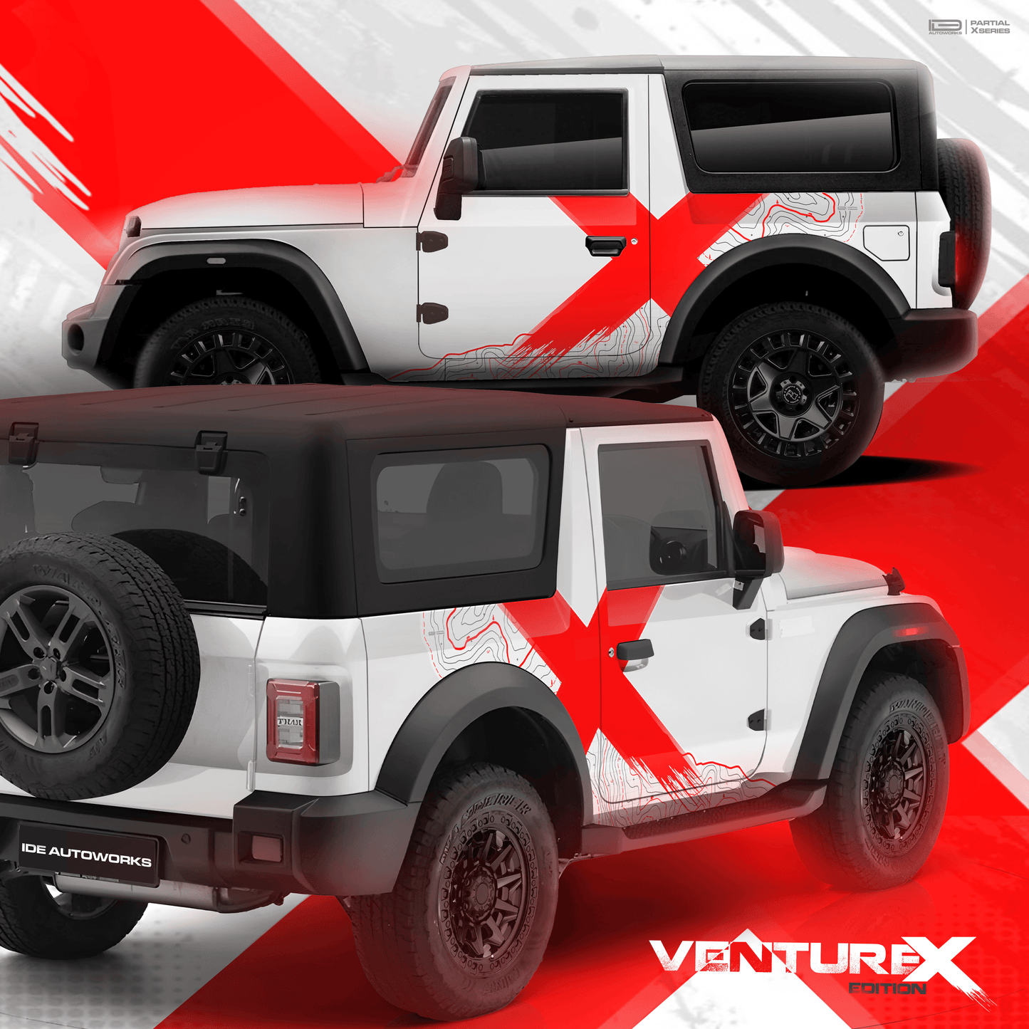 VentureX Edition Graphics for Mahindra Thar