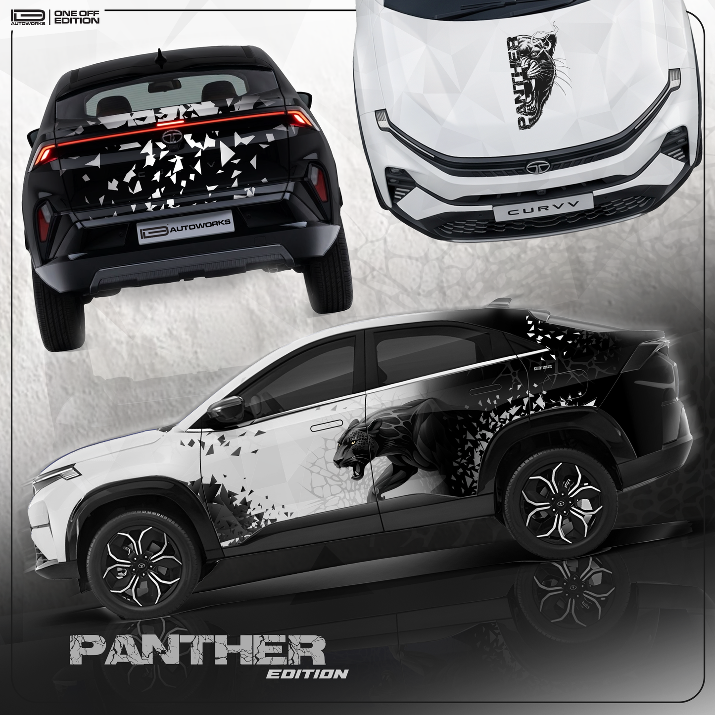 Panther Edition Graphics for Tata Curvv IDE One-Off Series
