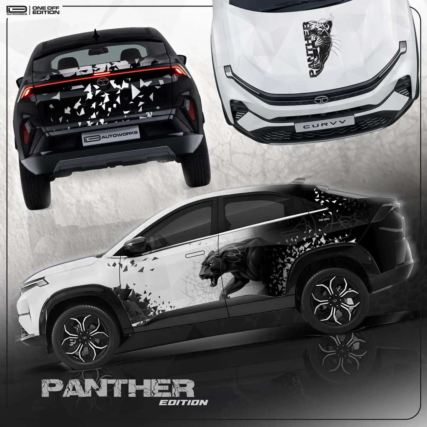 Panther Edition Graphics for Tata Curvv | IDE One-Off Series