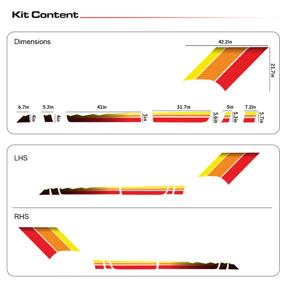 IDE PARTIAL X SERIES - Classic Cruiser Edition for TOYOTA Hilux (Super White)