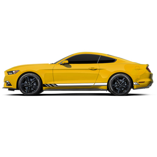 IDE PREMIUM GRAPHICS SERIES - Cascade Edition Side for Ford Mustang (Triple Yellow)