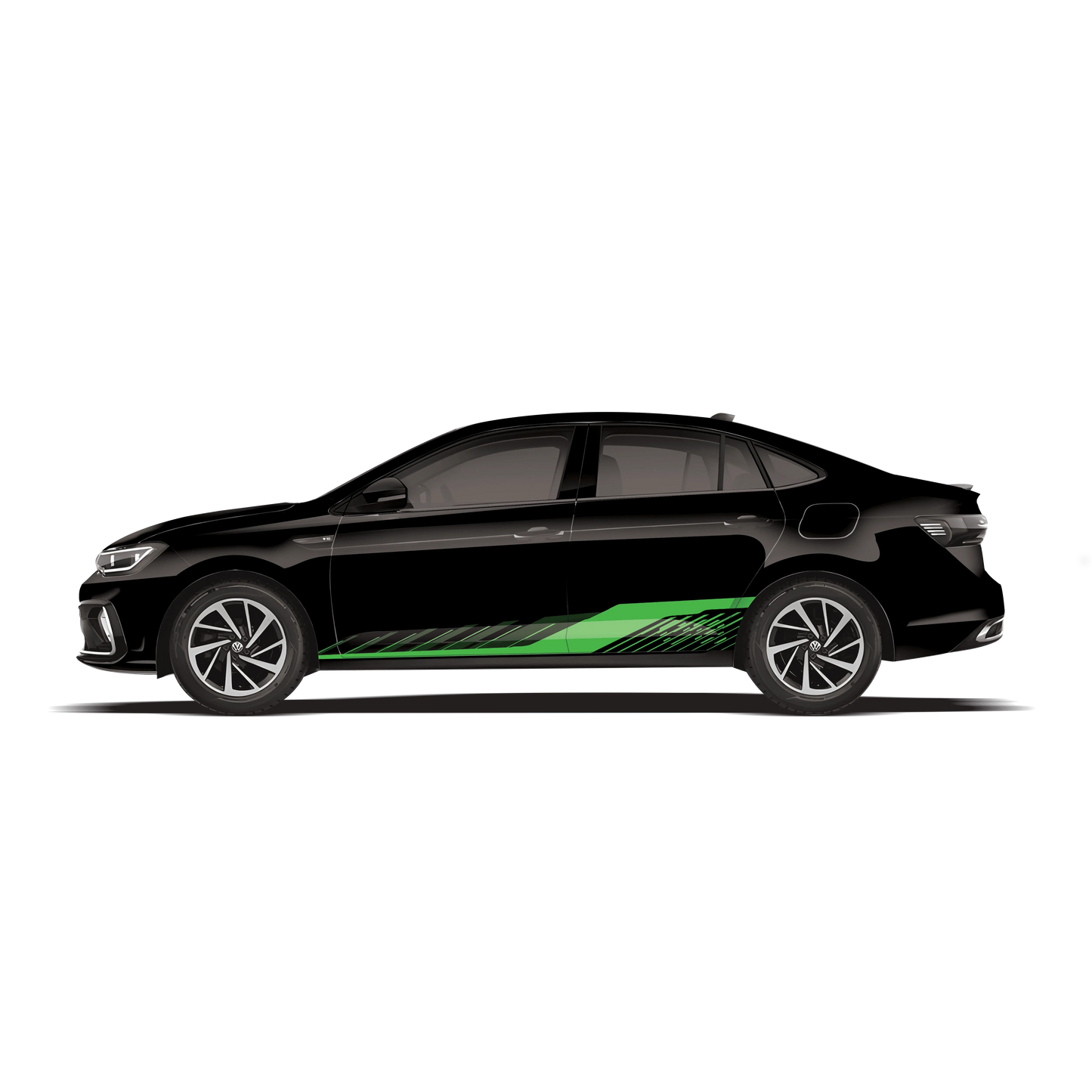 Aero Edition Graphics for Volkswagen Virtus black