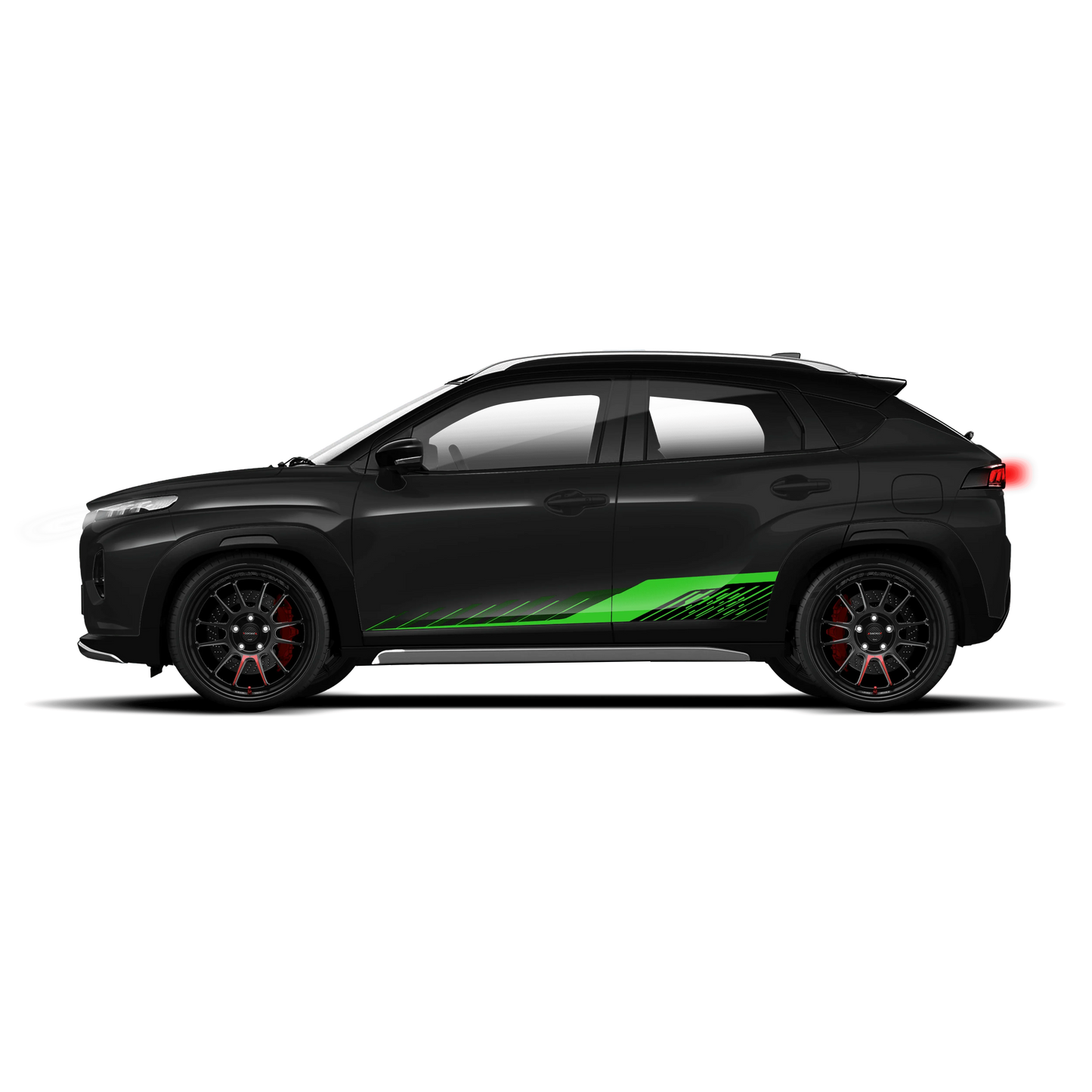 Aero Edition Graphics for Maruti Suzuki Fronx Black