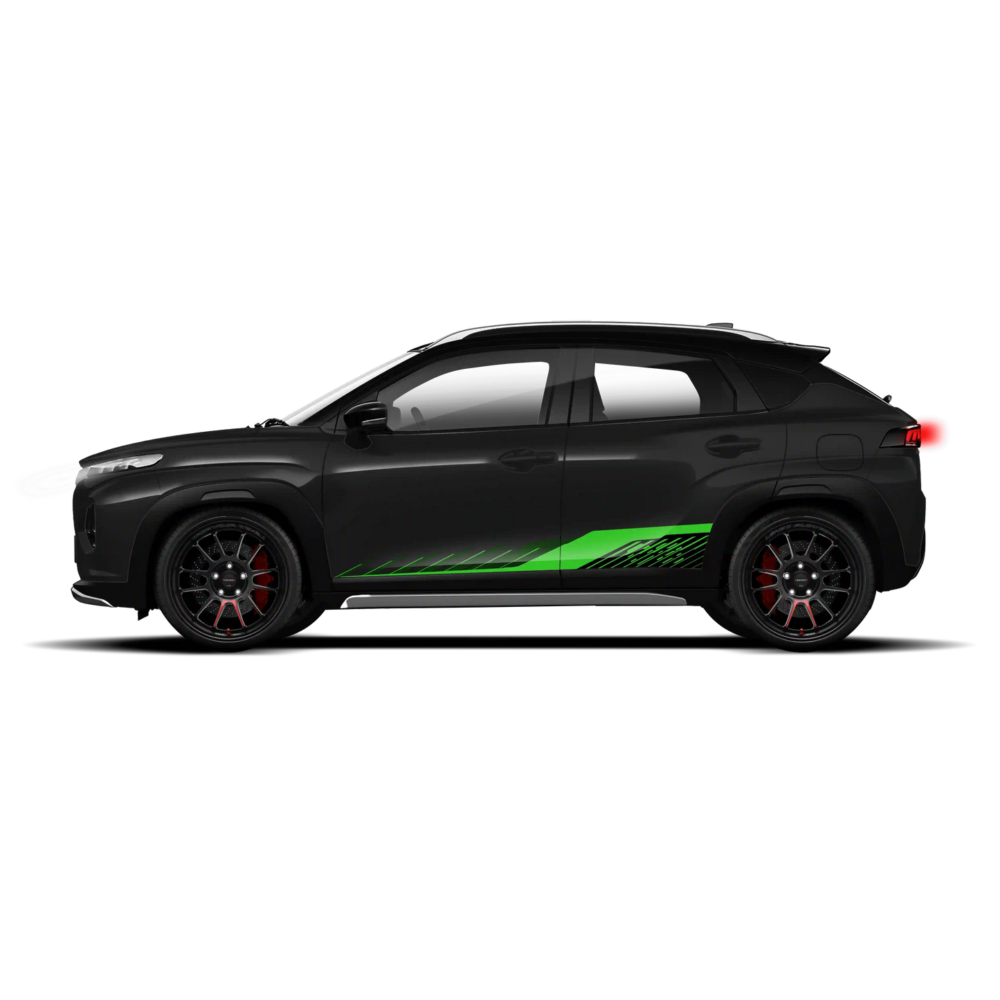 Aero Edition Graphics for Maruti Suzuki Fronx Black