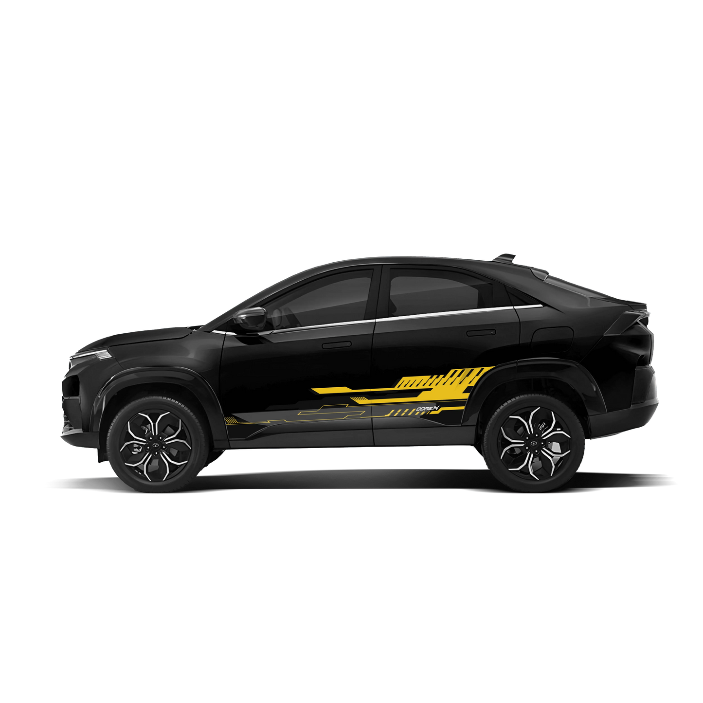CoreX Edition Graphics for Tata Curvv black