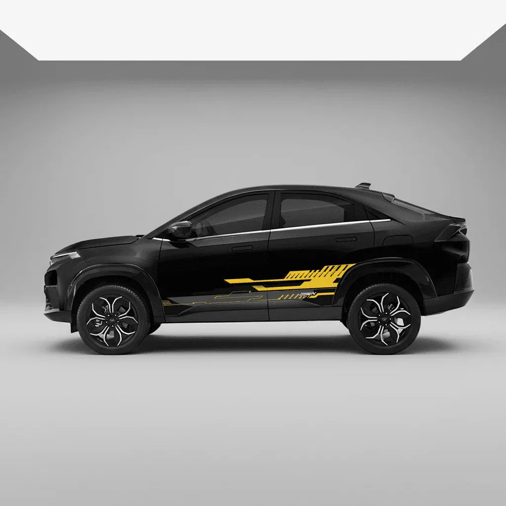 CoreX Edition Graphics for Tata Curvv black