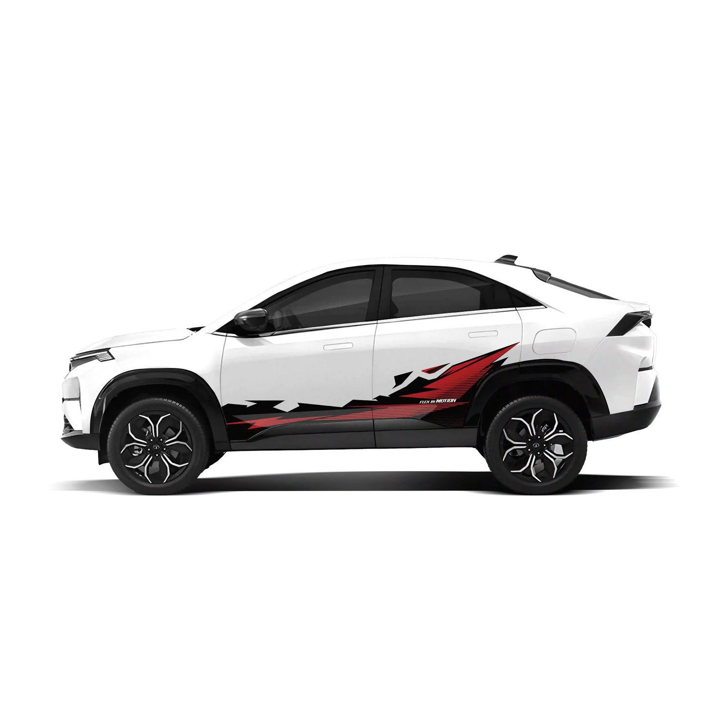Flex in Motion Edition Graphics for Tata Curvv blue