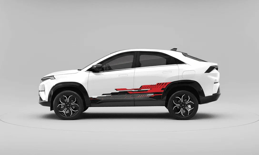 CoreX Edition Graphics for Tata Curvv white