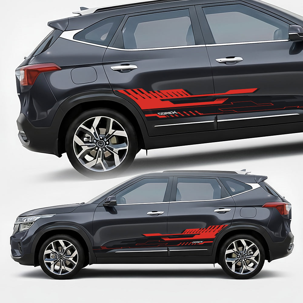 CoreX Edition Graphics for Kia Seltos grey