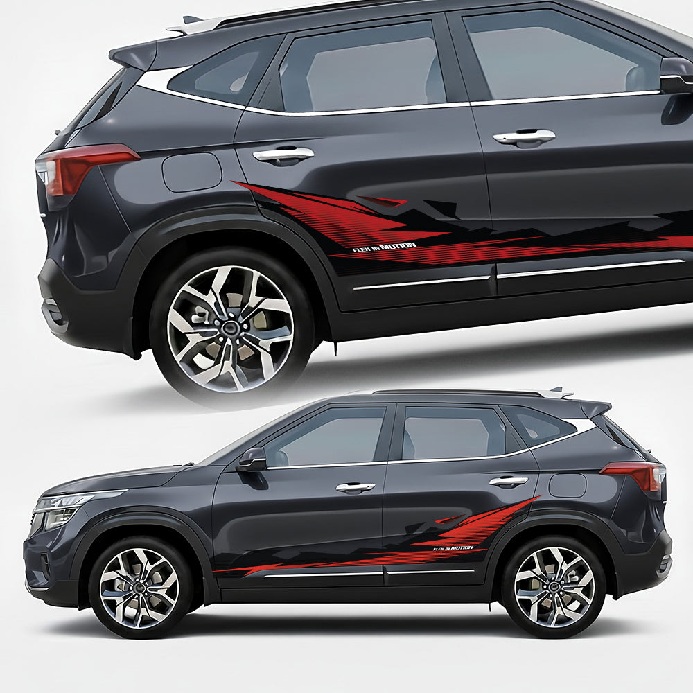 Flex in Motion Edition Graphics for Kia Seltos grey