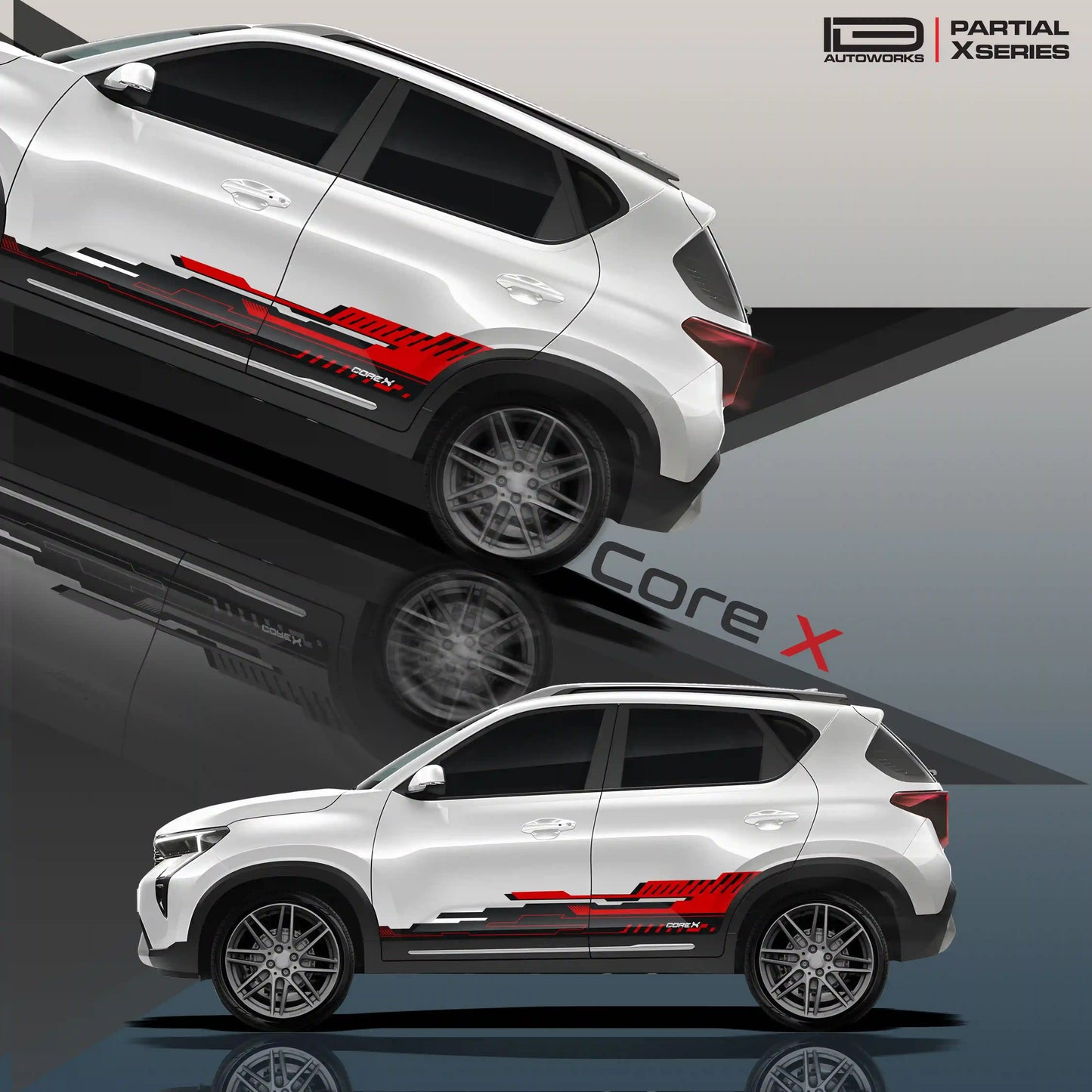 CoreX Edition Graphics for Kia Sonet blue
