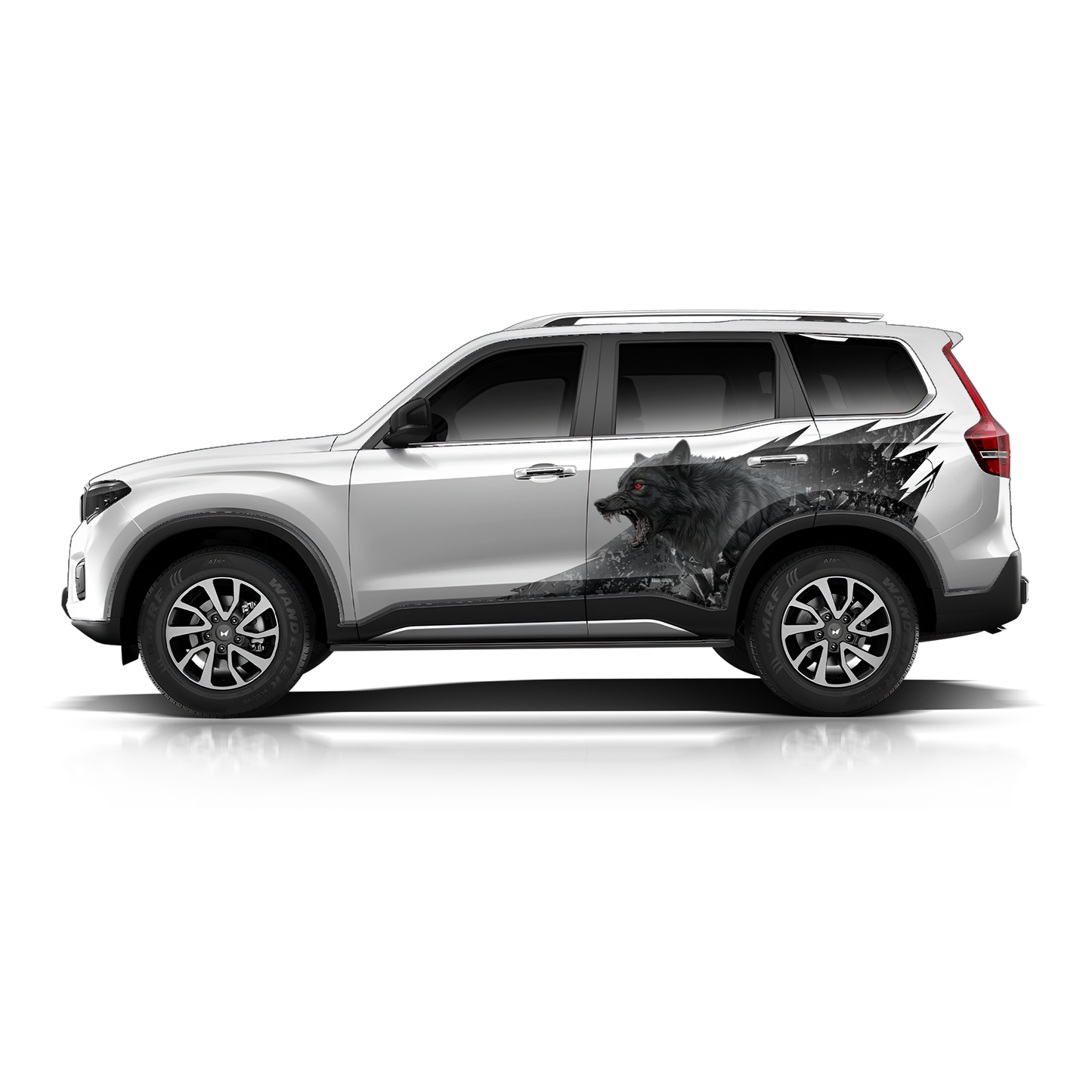 Wolf Edition Car Graphics for Mahindra Scorpio-N IDE Graphics Series