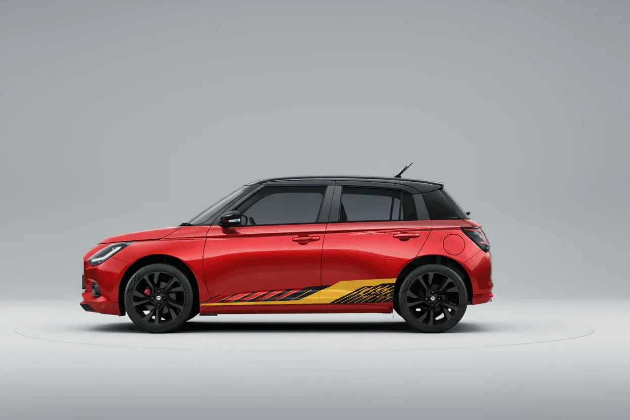Aero Edition Graphics for Maruti Suzuki Swift red