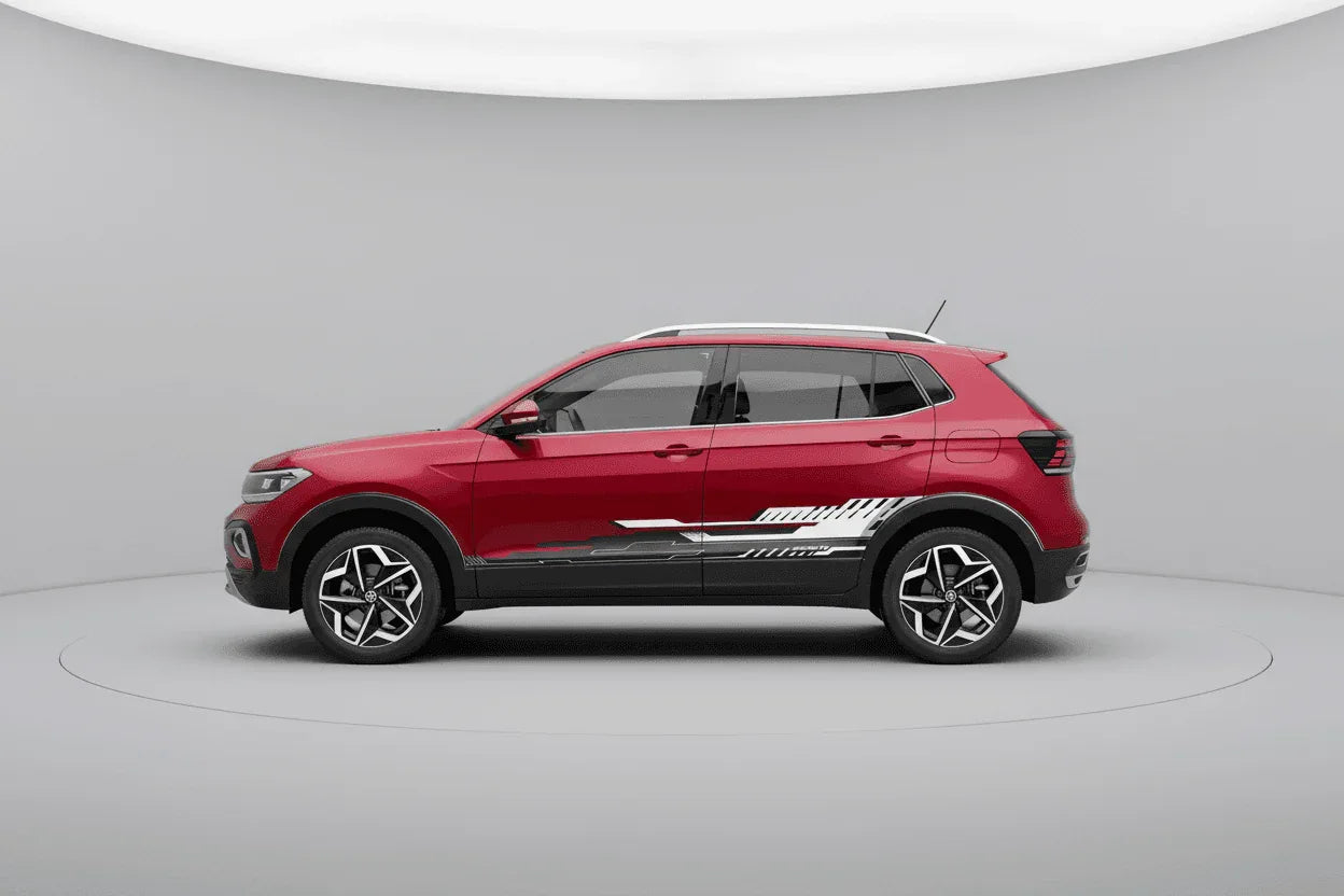 CoreX Edition Graphics for VW Taigun red