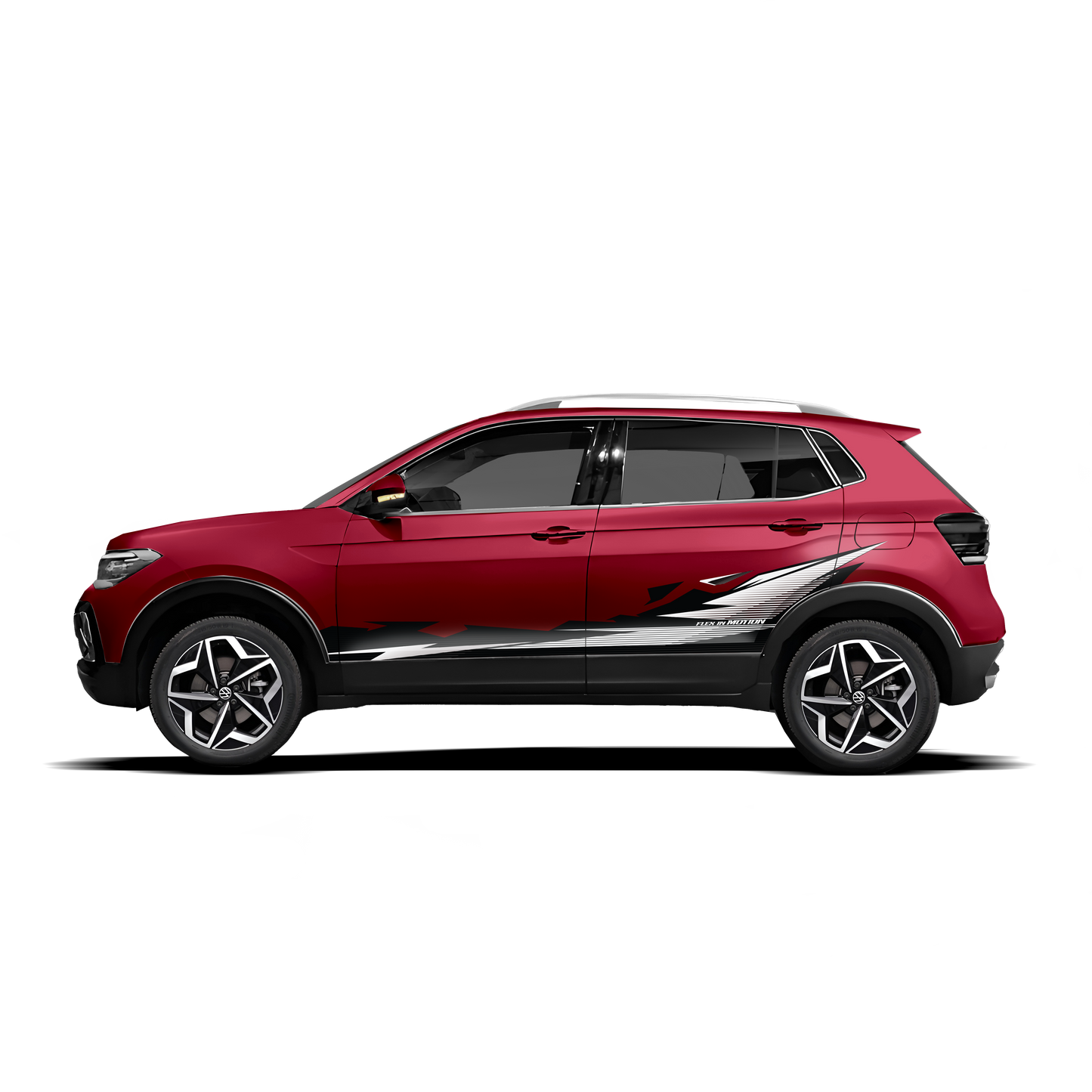 Flex in Motion Edition Graphics for VW Taigun red