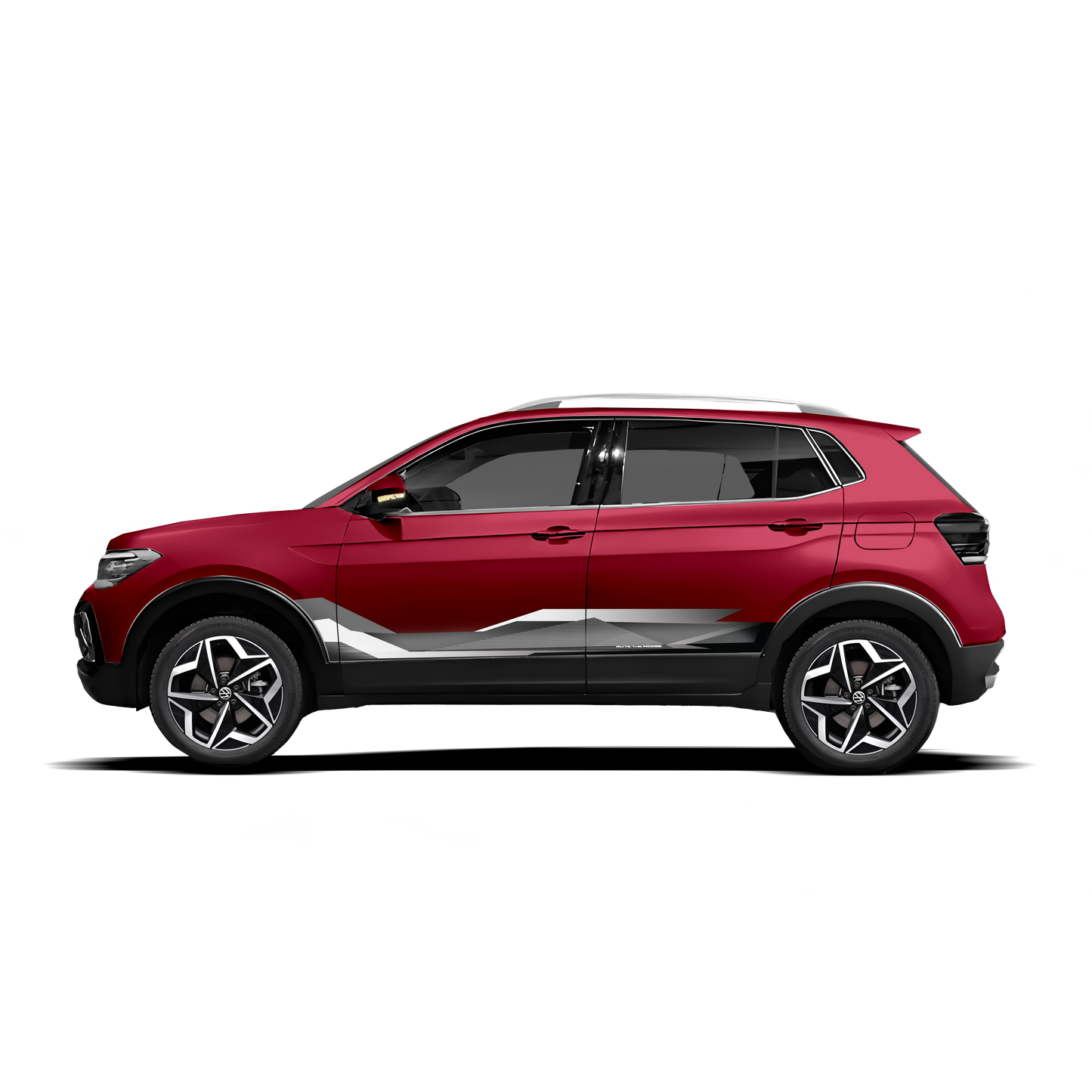 Mute The Noise Edition Graphics for VW Taigun red