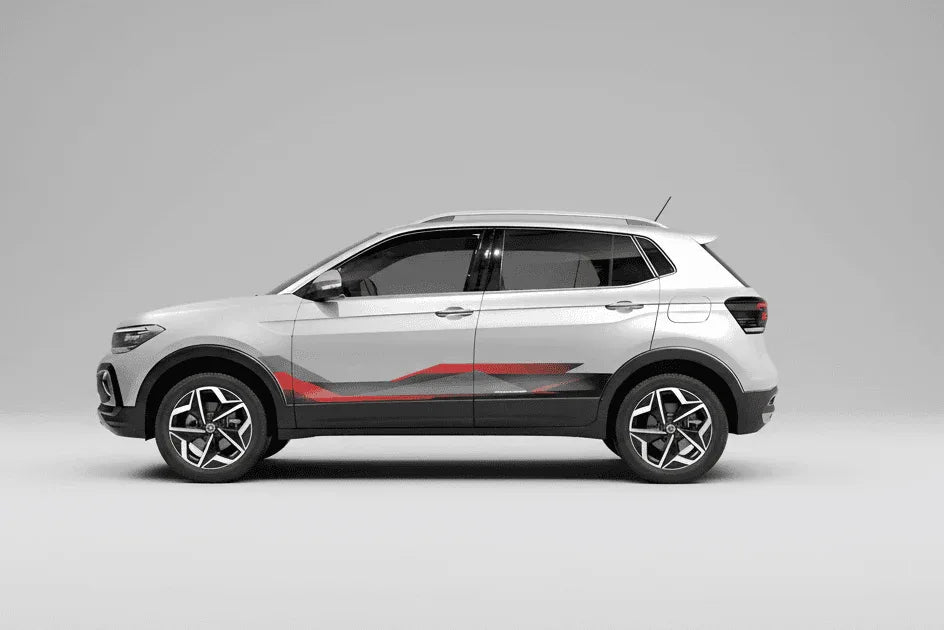 Mute The Noise Edition Graphics for VW Taigun white