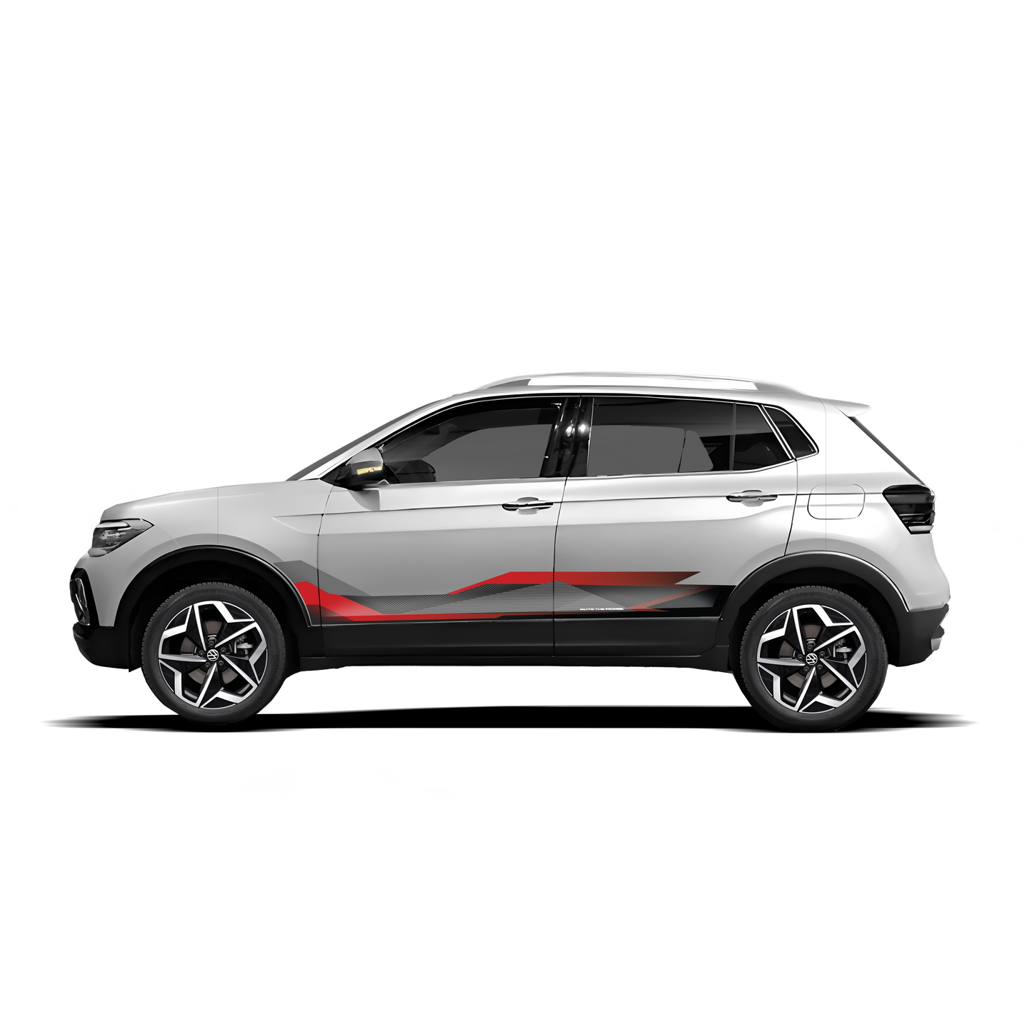 Mute The Noise Edition Graphics for VW Taigun white