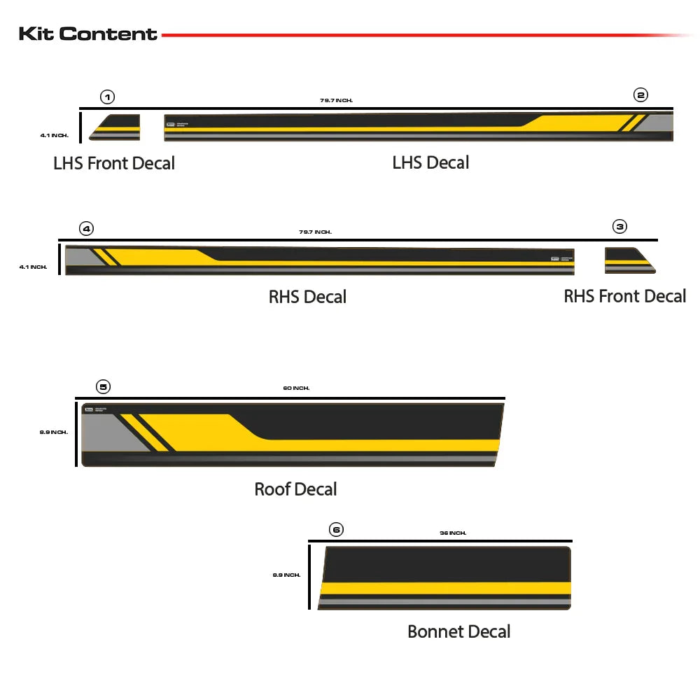 Track Edition Car Graphics Kit for VW Polo silver