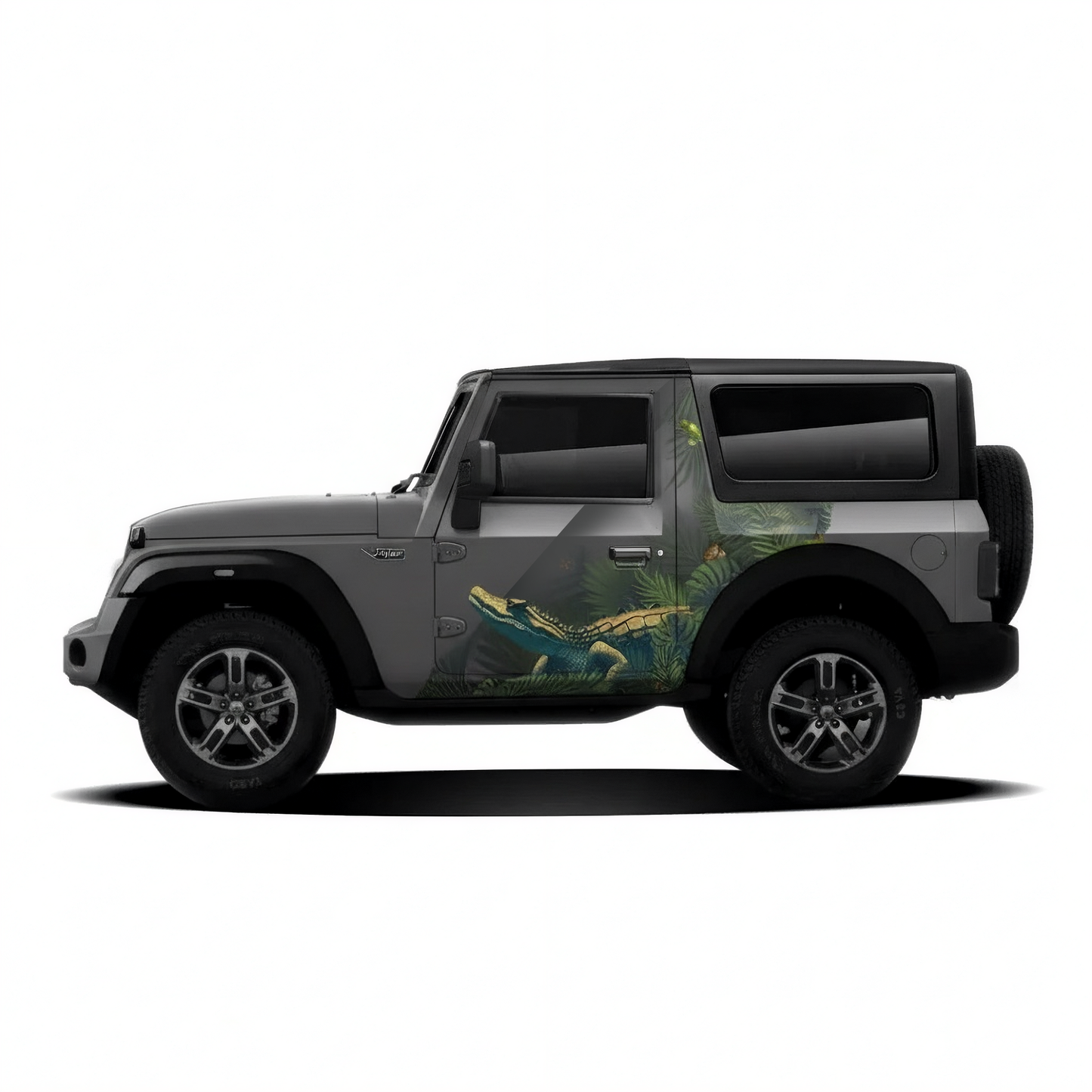 Safari Edition Graphics for Mahindra Thar grey