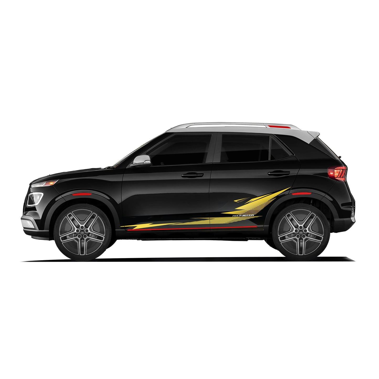 Flex in Motion Edition Graphics for Hyundai Venue black