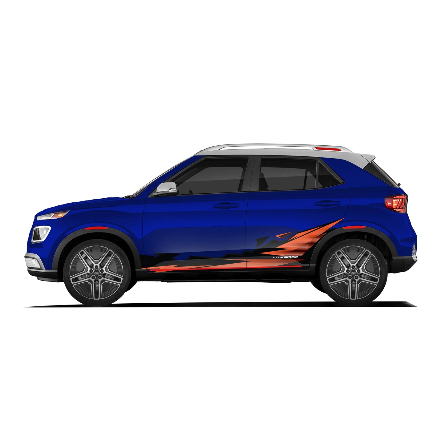Flex in Motion Edition Graphics for Hyundai Venue blue