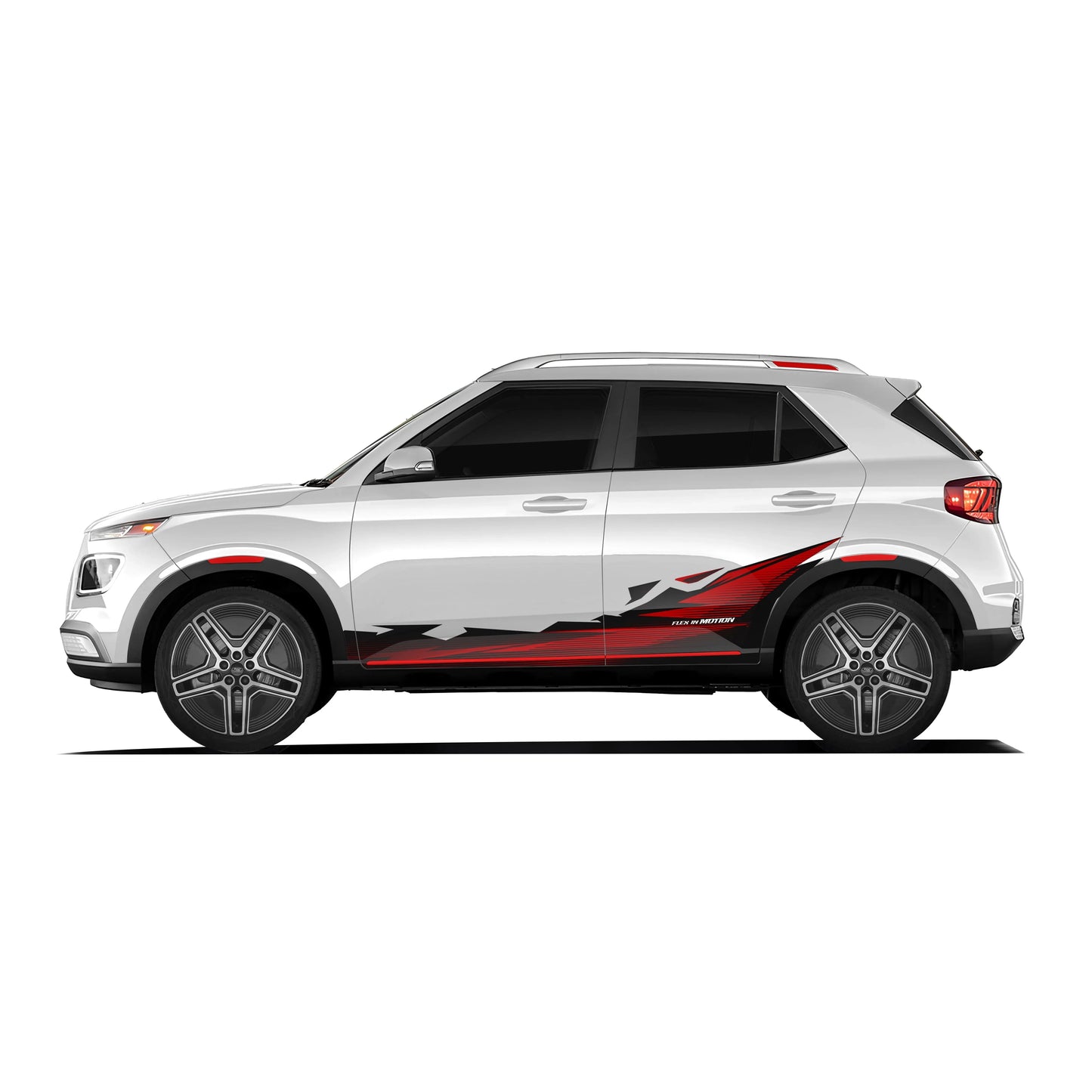 Flex in Motion Edition Graphics for Hyundai Venue white