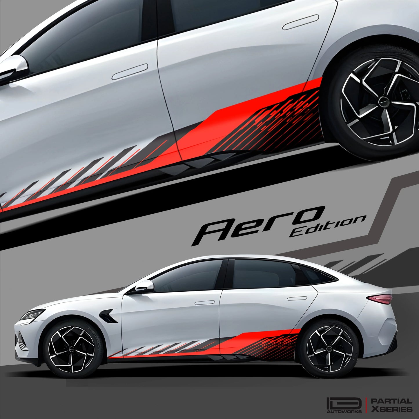 Aero Edition Graphics for BYD Seal white