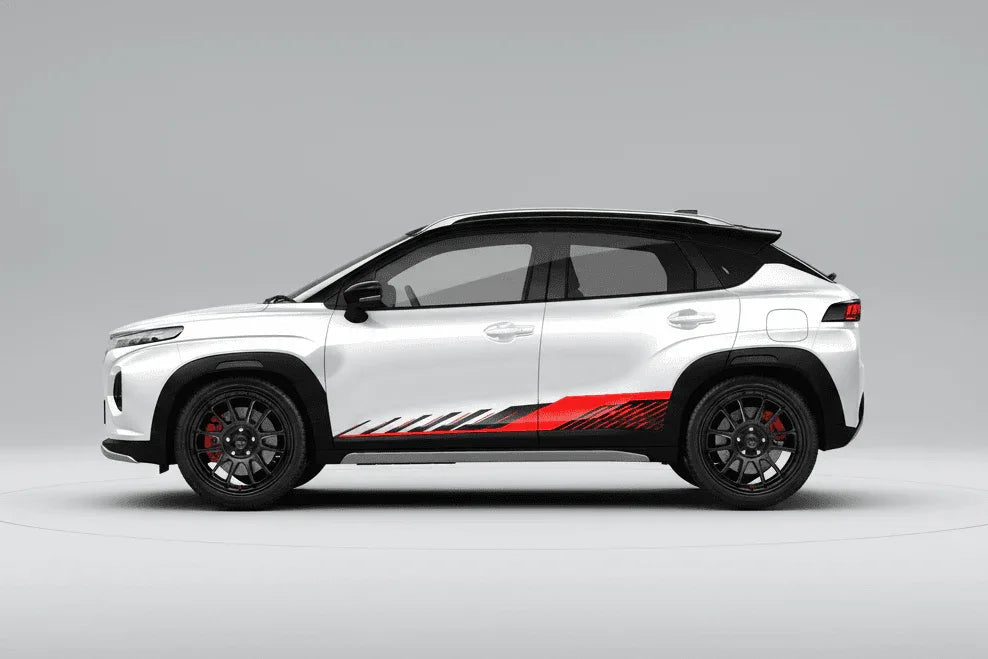 Aero Edition Graphics for Maruti Suzuki Fronx white