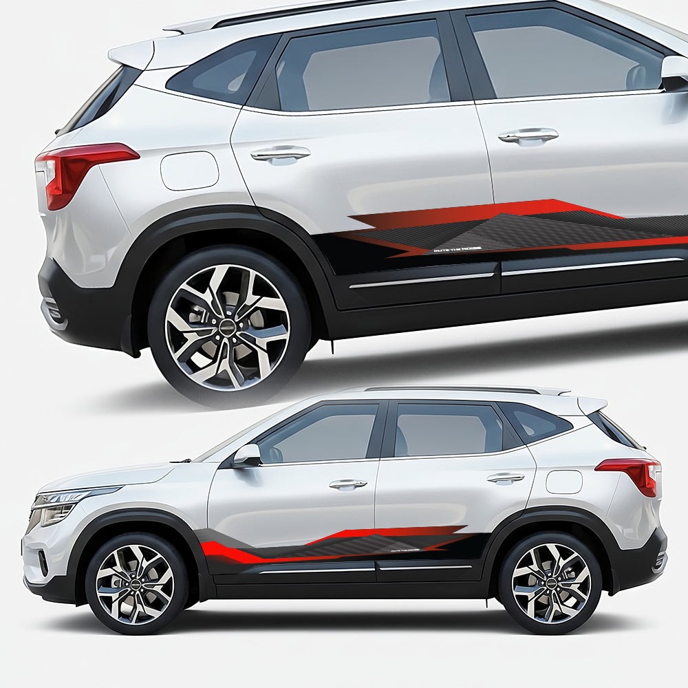Mute The Noise Edition Graphics for Kia Seltos white