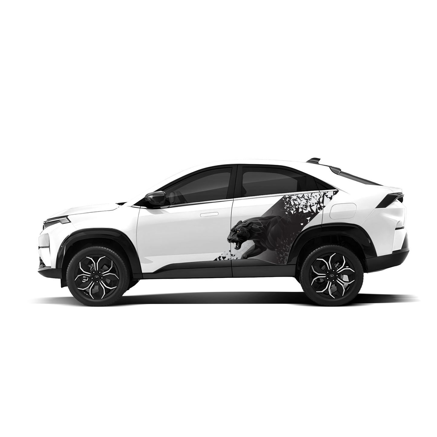 Panther Edition Graphics for Tata Curvv IDE Partial X Series